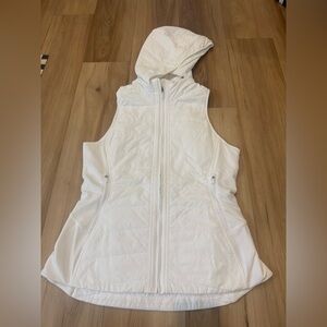 lululemon athletica White Hooded Vest